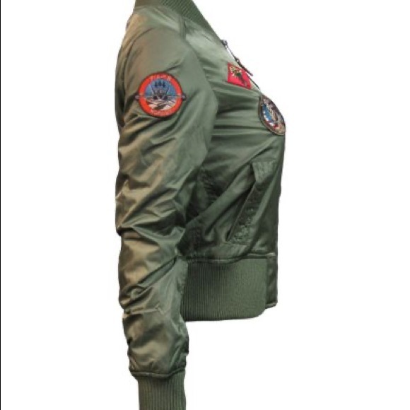 Top Gun Women MA-1 W/ Patches - Picture 5 of 8